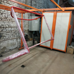 Ворота хоккейные под эластичные фиксаторы 183х122см