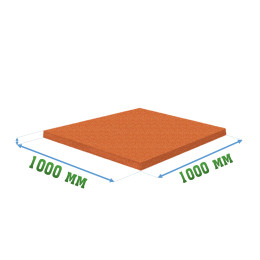 Покрытие для тира 1000x1000x8мм