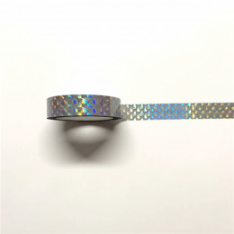 Обмотка обруча серебристая 15мм 30м