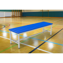 Скамейка для раздевалок без спинки "кушетка" мягкая 1,5м