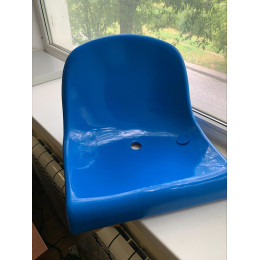 Кресла пластиковые для стадиона 30 шт (триколор)